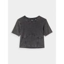 Crop top slim gładki damski 4F 4FRAW24TTSHF2581-20S 4f