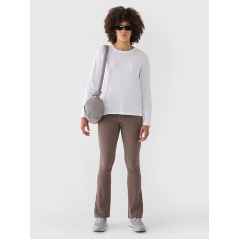 Longsleeve oversize gładki damski 4F 4FWMM00TLONF431-10S 4f