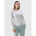 Longsleeve oversize gładki damski 4F 4FWMM00TLONF431-27M 4f