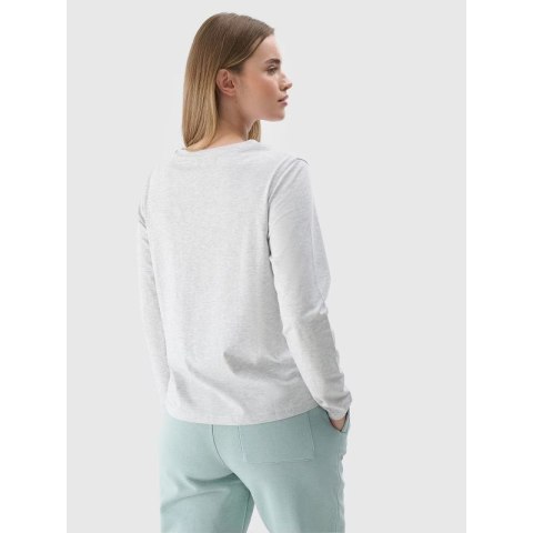Longsleeve oversize gładki damski 4F 4FWMM00TLONF431-27M 4f