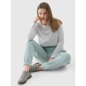 Longsleeve oversize gładki damski 4F 4FWMM00TLONF431-27M 4f