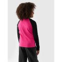 Longsleeve regular gładki dziewczęcy 4F Junior 4FJWAW24TLONF291-55S 4f