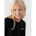 Longsleeve regular gladki dziewczęcy 4F Junior 4FJWMM00TLONF318-20S 4f