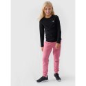 Longsleeve regular gladki dziewczęcy 4F Junior 4FJWMM00TLONF318-20S 4f