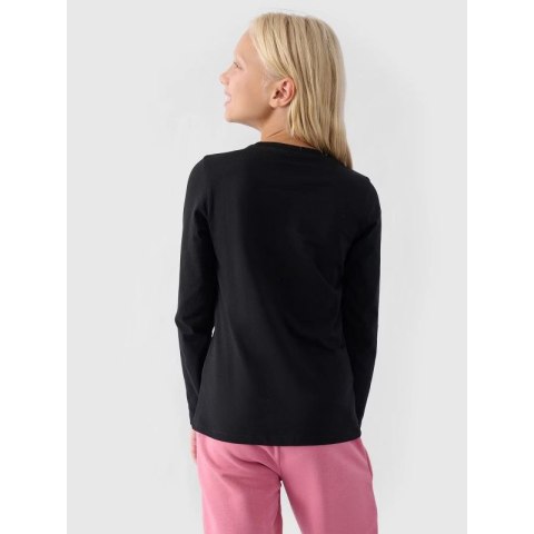 Longsleeve regular gladki dziewczęcy 4F Junior 4FJWMM00TLONF318-20S 4f