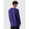 Longsleeve regular gładki męski 4F 4FWMM00TLONM432-31S 4f
