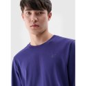 Longsleeve regular gładki męski 4F 4FWMM00TLONM432-31S 4f