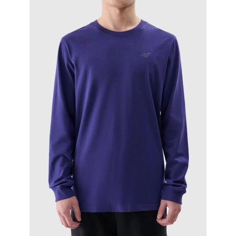Longsleeve regular gładki męski 4F 4FWMM00TLONM432-31S 4f