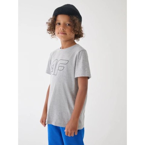 T-shirt z nadrukiem chłopięcy 4F Junior 4FJWMM00TTSHM1627-27M 4f