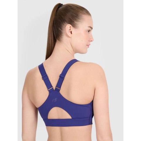Biustonosz treningowy ze średnim wsparciem damski 4F 4FWSS25USBAF150-30S 4f