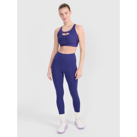Biustonosz treningowy ze średnim wsparciem damski 4F 4FWSS25USBAF150-30S 4f