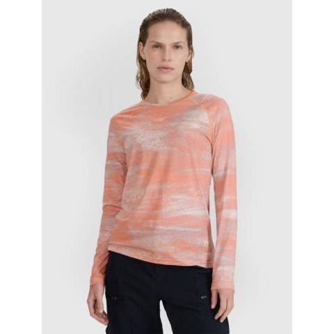 Longsleeve rowerowy szybkoschnący damski 4F 4FWSS25TFLOF344-70A 4f