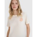 T-shirt oversize z nadrukiem damski 4F 4FWSS25TTSHF1994-11S 4f