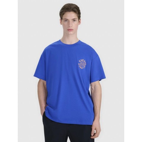 T-shirt oversize z nadrukiem męski 4F 4FWSS25TTSHM1979-36S 4f