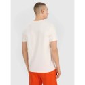 T-shirt regular z nadrukiem męski 4F 4FRSS25TTSHM3093-11S 4f
