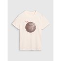 T-shirt regular z nadrukiem męski 4F 4FRSS25TTSHM3093-11S 4f