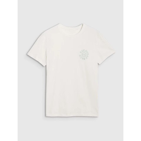 T-shirt regular z nadrukiem męski 4F 4FWSS25TTSHM1980-11S 4f
