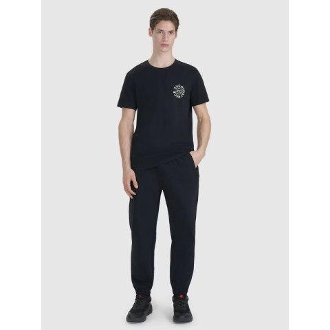 T-shirt regular z nadrukiem męski 4F 4FWSS25TTSHM1980-20S 4f