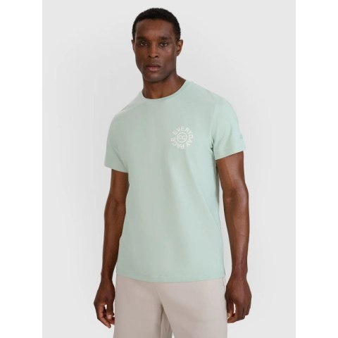 T-shirt regular z nadrukiem męski 4F 4FWSS25TTSHM1980-47S 4f