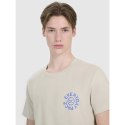 T-shirt regular z nadrukiem męski 4F 4FWSS25TTSHM1980-83S 4f