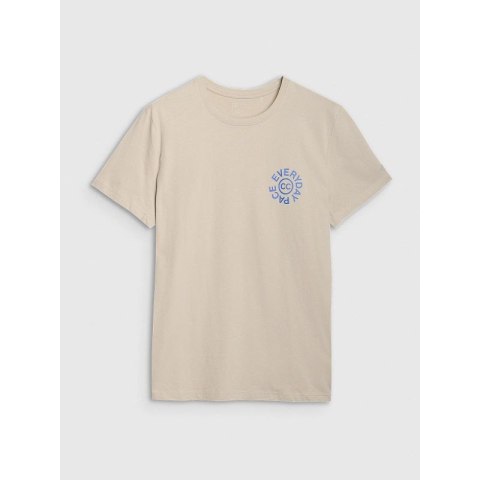 T-shirt regular z nadrukiem męski 4F 4FWSS25TTSHM1980-83S 4f