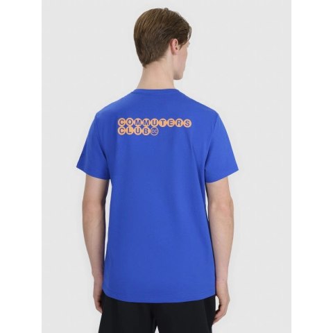 T-shirt regular z nadrukiem męski 4F 4FWSS25TTSHM2239-36S 4f