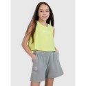 Crop top oversize z nadrukiem dziewczęcy 4F 4FJWSS25TSLEF112-45S 4f