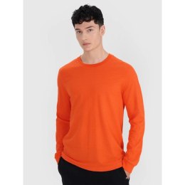 Longsleeve oversize gładki męski 4F 4FRSS25TLONM518-70S 4f