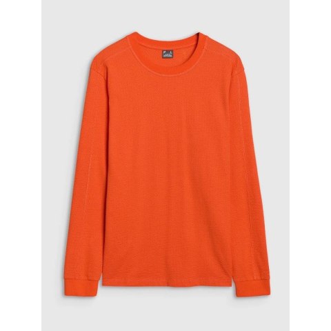 Longsleeve oversize gładki męski 4F 4FRSS25TLONM518-70S 4f