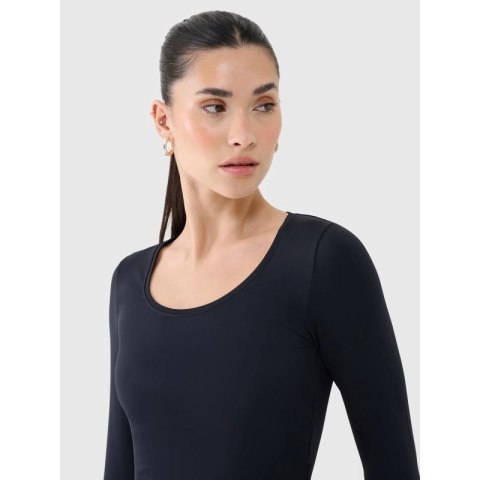 Longsleeve slim gładki damski 4F 4FRSS25TLONF511-20S 4f
