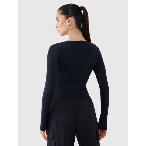Longsleeve slim gładki damski 4F 4FRSS25TLONF511-20S 4f