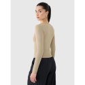 Longsleeve slim gładki damski 4F 4FRSS25TLONF511-83S 4f