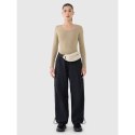 Longsleeve slim gładki damski 4F 4FRSS25TLONF511-83S 4f