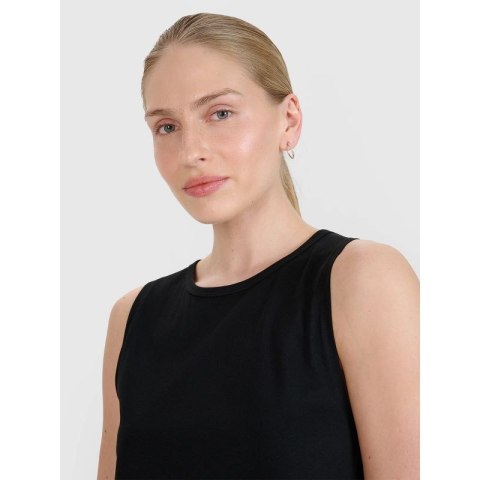 Top regular z nadrukiem damski 4F 4FWSS25TSLEF118-20S 4f