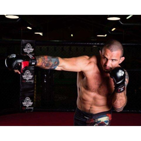 Rękawice MMAsparingowe S/M - Phantom Red - Valor Series DBX Bushido