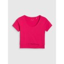 T-shirt crop top gładki damski 4F 4FRSS25TTSHF2695-54S 4f