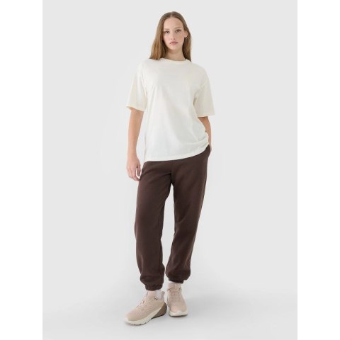 T-shirt oversize gładki damski 4F 4FRSS25TTSHF2694-11S 4f