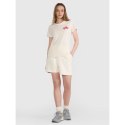 T-shirt regular z nadrukiem damski 4F 4FRSS25TTSHF2693-11S 4f