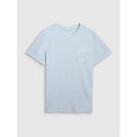T-shirt regular z nadrukiem męski 4F 4FRSS25TTSHM2688-34S 4f
