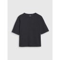 T-shirt regular z waflowej dzianiny damski 4F 4FRSS25TTSHF2651-20S 4f