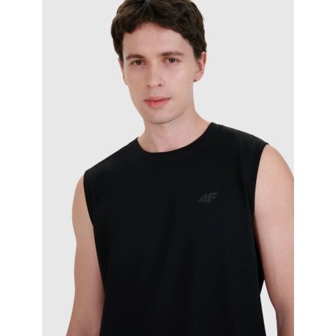 Tank top regular gładki męski 4F 4FWMM00TSLEM125-20S 4f