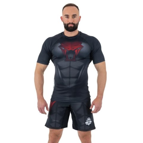 Koszulka kompresyjna "Snake" typu Rashguard powstała z materiału DBX MORE DRY M DBX Bushido