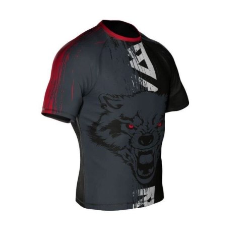 Koszulka kompresyjna "Wolf" typu Rashguard powstała z materiału DBX MORE DRY XL DBX Bushido
