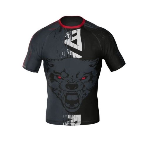 Koszulka kompresyjna "Wolf" typu Rashguard powstała z materiału DBX MORE DRY XL DBX Bushido