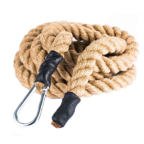Lina do wspinania, CLIMBING ROPE - Jutowa - 3 m DBX Bushido