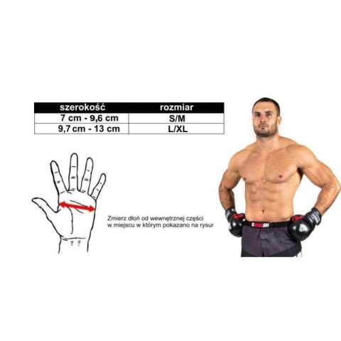 Rękawice MMAsparingowe S/M - Edge - Valor Series DBX Bushido