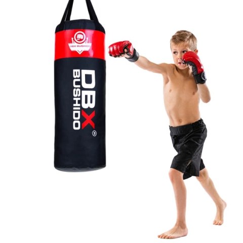Worek bokserski dla dzieci - Junior Red - 80 cm / 15 kg DBX Bushido
