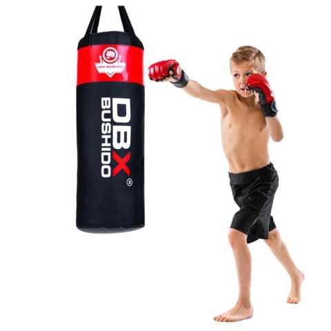 Worek bokserski dla dzieci - Junior Red - 80 cm / 15 kg DBX Bushido