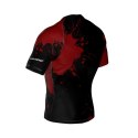 Koszulka kompresyjna "Blood" typu Rashguard powstała z materiału DBX MORE DRY M DBX Bushido
