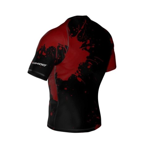 Koszulka kompresyjna "Blood" typu Rashguard powstała z materiału DBX MORE DRY M DBX Bushido
